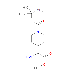 TERT-BUTYL 4-(1-AMINO-2-METHOXY-2-OXOETHYL)PIPERIDINE-1-CARBOXYLATE