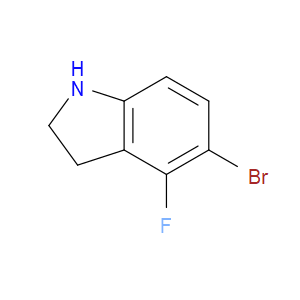 5-BROMO-4-FLUOROINDOLINE