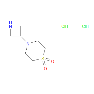 4-(AZETIDIN-3-YL)THIOMORPHOLINE 1,1-DIOXIDE DIHYDROCHLORIDE - Click Image to Close