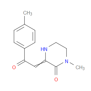 2-PIPERAZINONE, 1-METHYL-3-[2-(4-METHYLPHENYL)-2-OXOETHYLIDENE]- - Click Image to Close