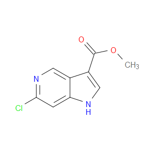METHYL 6-CHLORO-1H-PYRROLO[3,2-C]PYRIDINE-3-CARBOXYLATE - Click Image to Close