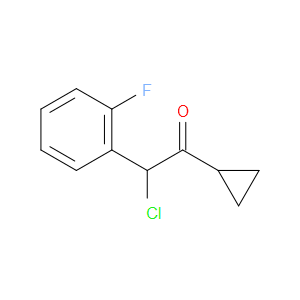 2-CHLORO-1-CYCLOPROPYL-2-(2-FLUOROPHENYL)ETHANONE
