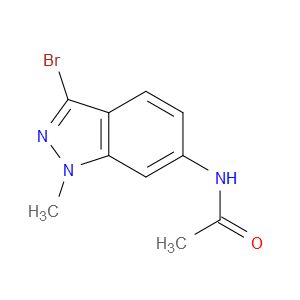 N-(3-BROMO-1-METHYL-1H-INDAZOL-6-YL)ACETAMIDE