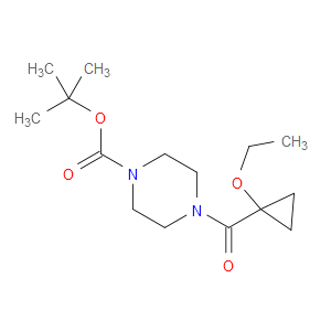 TERT-BUTYL 4-(1-ETHOXYCYCLOPROPANECARBONYL)PIPERAZINE-1-CARBOXYLATE