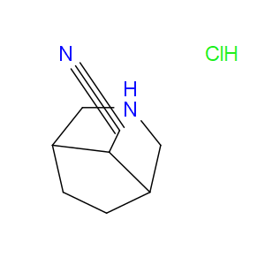 3-AZABICYCLO[3.2.1]OCTANE-8-CARBONITRILE HYDROCHLORIDE