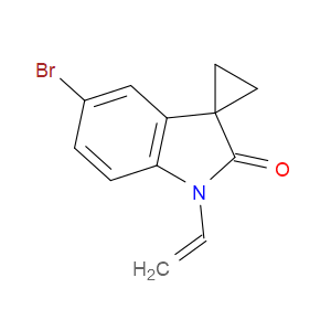 5'-BROMO-1'-ETHENYL-1',2'-DIHYDROSPIRO[CYCLOPROPANE-1,3'-INDOLE]-2'-ONE - Click Image to Close