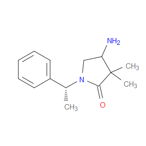 4-AMINO-3,3-DIMETHYL-1-[(1R)-1-PHENYLETHYL]PYRROLIDIN-2-ONE - Click Image to Close