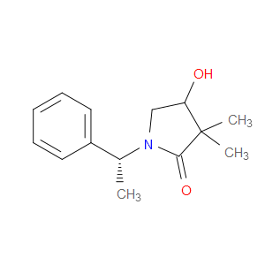 4-HYDROXY-3,3-DIMETHYL-1-[(1R)-1-PHENYLETHYL]PYRROLIDIN-2-ONE