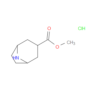 METHYL 8-AZABICYCLO[3.2.1]OCTANE-3-CARBOXYLATE HYDROCHLORIDE - Click Image to Close