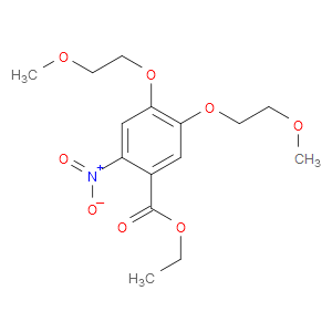 ETHYL 4,5-BIS(2-METHOXYETHOXY)-2-NITROBENZOATE