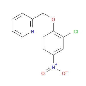 2-((2-CHLORO-4-NITROPHENOXY)METHYL)PYRIDINE - Click Image to Close
