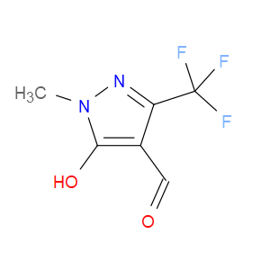 5-HYDROXY-1-METHYL-3-(TRIFLUOROMETHYL)-1H-PYRAZOLE-4-CARBALDEHYDE