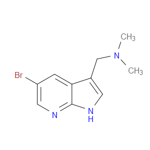 1-(5-BROMO-1H-PYRROLO[2,3-B]PYRIDIN-3-YL)-N,N-DIMETHYLMETHANAMINE - Click Image to Close
