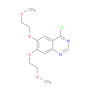 4-CHLORO-6,7-BIS(2-METHOXYETHOXY)QUINAZOLINE - Click Image to Close