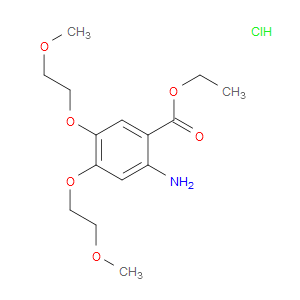 ETHYL 2-AMINO-4,5-BIS(2-METHOXYETHOXY)BENZOATE HYDROCHLORIDE - Click Image to Close