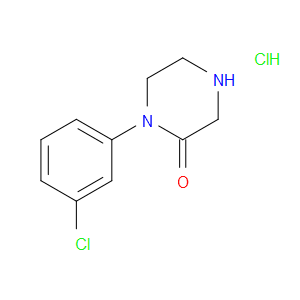 1-(3-CHLOROPHENYL)PIPERAZIN-2-ONE HYDROCHLORIDE