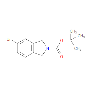 TERT-BUTYL 5-BROMOISOINDOLINE-2-CARBOXYLATE - Click Image to Close