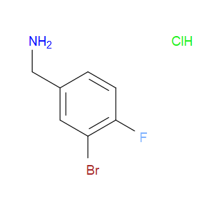 3-BROMO-4-FLUOROBENZYLAMINE HYDROCHLORIDE - Click Image to Close