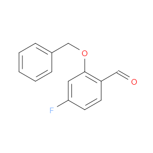 2-(BENZYLOXY)-4-FLUOROBENZALDEHYDE - Click Image to Close