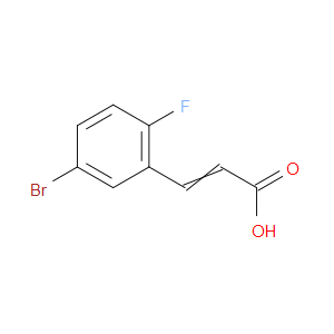 5-BROMO-2-FLUOROCINNAMIC ACID