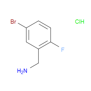 5-BROMO-2-FLUOROBENZYLAMINE HYDROCHLORIDE - Click Image to Close