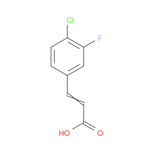 4-CHLORO-3-FLUOROCINNAMIC ACID - Click Image to Close
