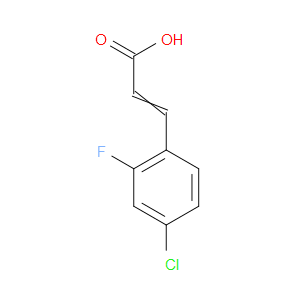4-CHLORO-2-FLUOROCINNAMIC ACID - Click Image to Close