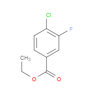ETHYL 4-CHLORO-3-FLUOROBENZOATE
