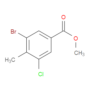 METHYL 3-BROMO-5-CHLORO-4-METHYLBENZOATE