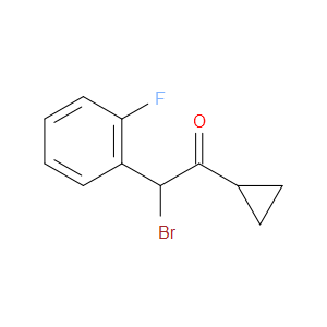 2-BROMO-2-(2-FLUOROPHENYL)-1-CYCLOPROPYLETHANONE