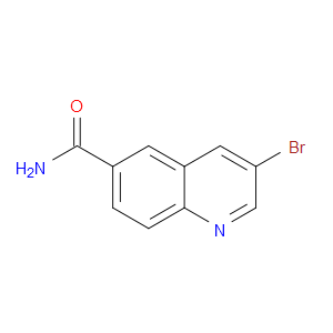 3-BROMOQUINOLINE-6-CARBOXAMIDE - Click Image to Close