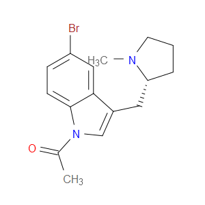 (R)-1-(5-BROMO-3-((1-METHYLPYRROLIDIN-2-YL)METHYL)-1H-INDOL-1-YL)ETHANONE - Click Image to Close