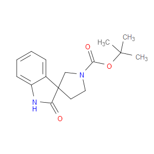 TERT-BUTYL 2-OXOSPIRO[INDOLINE-3,3'-PYRROLIDINE]-1'-CARBOXYLATE