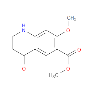 METHYL 7-METHOXY-4-OXO-1,4-DIHYDROQUINOLINE-6-CARBOXYLATE