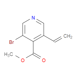 METHYL 3-BROMO-5-ETHENYLPYRIDINE-4-CARBOXYLATE