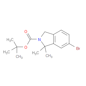 TERT-BUTYL 6-BROMO-1,1-DIMETHYL-2,3-DIHYDRO-1H-ISOINDOLE-2-CARBOXYLATE - Click Image to Close