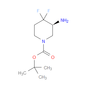 TERT-BUTYL (3S)-3-AMINO-4,4-DIFLUOROPIPERIDINE-1-CARBOXYLATE - Click Image to Close
