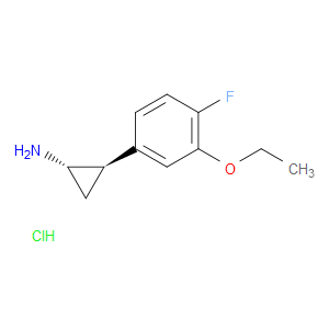 (1S,2R)-REL-2-(3-ETHOXY-4-FLUOROPHENYL)CYCLOPROPAN-1-AMINE HYDROCHLORIDE