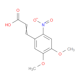 4,5-DIMETHOXY-2-NITROCINNAMIC ACID - Click Image to Close