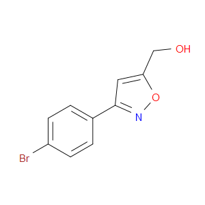 (3-(4-BROMOPHENYL)ISOXAZOL-5-YL)METHANOL - Click Image to Close