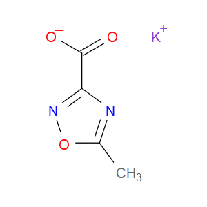 POTASSIUM 5-METHYL-1,2,4-OXADIAZOLE-3-CARBOXYLATE - Click Image to Close