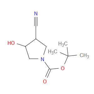 TERT-BUTYL 3-CYANO-4-HYDROXYPYRROLIDINE-1-CARBOXYLATE