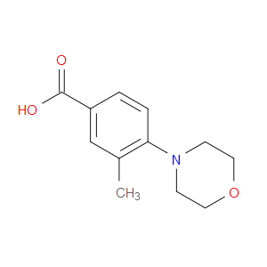 3-METHYL-4-(4-MORPHOLINYL)BENZOIC ACID - Click Image to Close