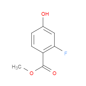 METHYL 2-FLUORO-4-HYDROXYBENZOATE - Click Image to Close