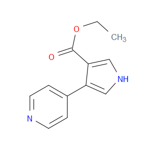 ETHYL 4-(PYRIDIN-4-YL)-1H-PYRROLE-3-CARBOXYLATE - Click Image to Close