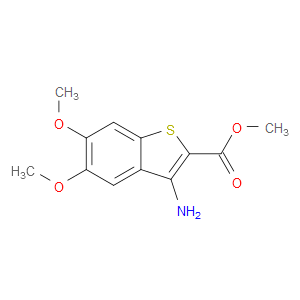 METHYL 3-AMINO-5,6-DIMETHOXYBENZO[B]THIOPHENE-2-CARBOXYLATE