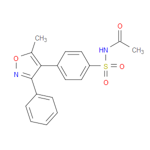 N-((4-(5-METHYL-3-PHENYLISOXAZOL-4-YL)PHENYL)SULFONYL)ACETAMIDE