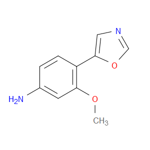 3-METHOXY-4-(OXAZOL-5-YL)ANILINE