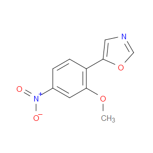5-(2-METHOXY-4-NITROPHENYL)OXAZOLE