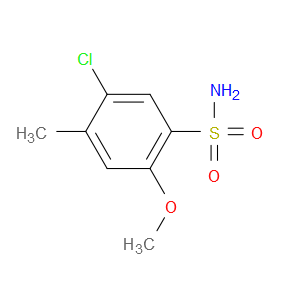 5-CHLORO-2-METHOXY-4-METHYLBENZENESULFONAMIDE - Click Image to Close